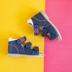 Сандалики детские Nordman Boom Темно-синий с красн. элем.